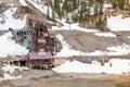 Abandoned mine building Royalty Free Stock Photo