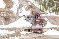 Abandoned mine building Royalty Free Stock Photo