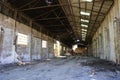 Abandoned mine workshops warehouse