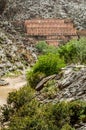 Abandoned mines village of Aouli near Midelt in Morocco, 2015 Royalty Free Stock Photo