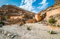 Abandoned mines village of Aouli near Midelt in Morocco, 2015 Royalty Free Stock Photo