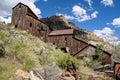 Abandoned mining mill in the Bayhorse Ghost town of Idaho