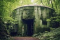 abandoned missile silo hidden in the forest