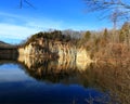 Abandoned Missouri Quarry Royalty Free Stock Photo