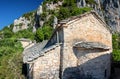 View of Monastery of Agia Paraskevi in Vikos Gorge, Greece