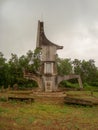 Abandoned monument to Camp Carroll - Vietnam