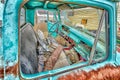 Abandoned Motorvehicles in a Utah Ghost Town Royalty Free Stock Photo