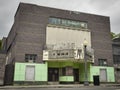 The abandoned Mt Hope theater building in Mount Hope WV USA