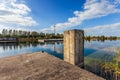 Abandoned nuclear power plant construction site in Zarnowiec, Po