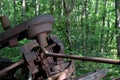 Abandoned oil Derrick detail