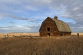 Abandoned old barn in fall Royalty Free Stock Photo