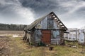 Abandoned old barn in rural location Royalty Free Stock Photo