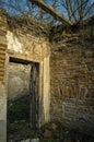 Abandoned old building, inside view