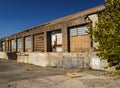 Abandoned Old Commercial Building Royalty Free Stock Photo