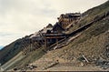 Abandoned old copper mine Royalty Free Stock Photo