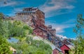 Abandoned old copper mine in Alaska -1 Royalty Free Stock Photo