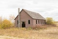 Abandoned old country school house Royalty Free Stock Photo