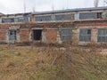Abandoned old and dirty factory ruin