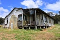 Abandoned broken old farm house in Western Australia outback