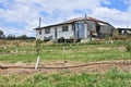 Abandoned broken old farm house in Western Australia outback Royalty Free Stock Photo