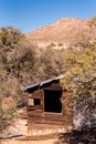 An abandoned old gold mine in the Joshua Tree National Park Royalty Free Stock Photo