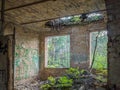 Abandoned old house building interior Royalty Free Stock Photo