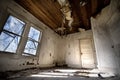 Abandoned Old House - Home Improvement Needed Royalty Free Stock Photo