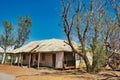 Abandoned old house in the Australian desert Royalty Free Stock Photo