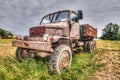 Abandoned Old Rusty Truck Royalty Free Stock Photo
