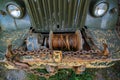 Abandoned old rusty truck