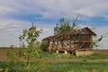 Abandoned old silo at country side Royalty Free Stock Photo