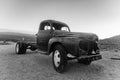 Abandoned old truck on ghost town Royalty Free Stock Photo