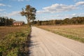 Abandoned one-room schoolhouse in Indiana Royalty Free Stock Photo