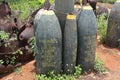 Abandoned Ordinance At A Former US Military Base in Vietnam