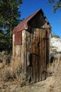 Abandoned Outhouse Royalty Free Stock Photo