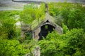 Abandoned overgrown house Royalty Free Stock Photo