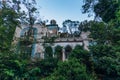 Abandoned and overgrown mansion in oriental style. Concept of Tale 1001 Arabian Nights. Villa Dream, Crimea