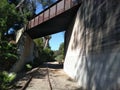 Abandoned Pacific Electric Railroad Tracks in Fullerton California