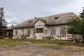 Abandoned pension in Soveja, Romania Royalty Free Stock Photo