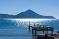 Abandoned pier, Peloponnese, Greece Royalty Free Stock Photo