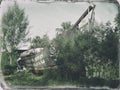 Abandoned pirate ship in Seychelles