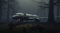 Abandoned Plane: A Hauntingly Beautiful Dystopian Portrait