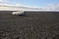 Plane wreckage in Iceland