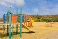 An abandoned playground in the windward islands Royalty Free Stock Photo