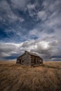 Abandoned post office building near Mossleigh