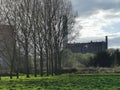 Abandoned power station as nature reclaims