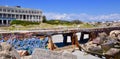 Abandoned Powerhouse with Breakwater: Tagging in Fremantle, Western Australia