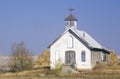 Abandoned prairie church near Badlands South Dakota