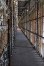 Abandoned Prison Cell Block Interior Royalty Free Stock Photo