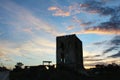 Abandoned Puebla, Mexico Building at Sunrise Royalty Free Stock Photo